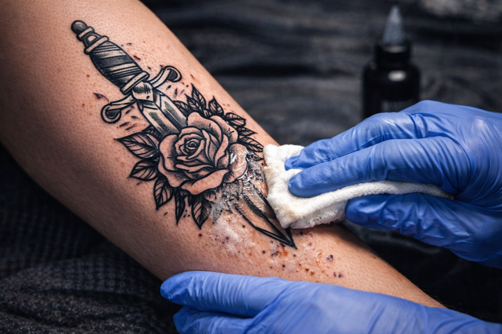 cuidado-del-tatuaje-recien-hecho-limpieza-profesional.