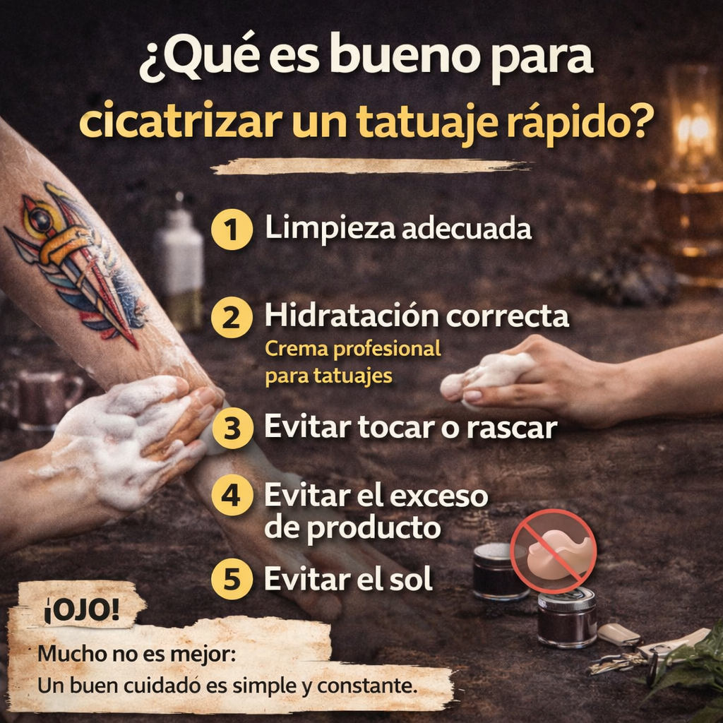 que es bueno para cicatrizar un tatuaje
