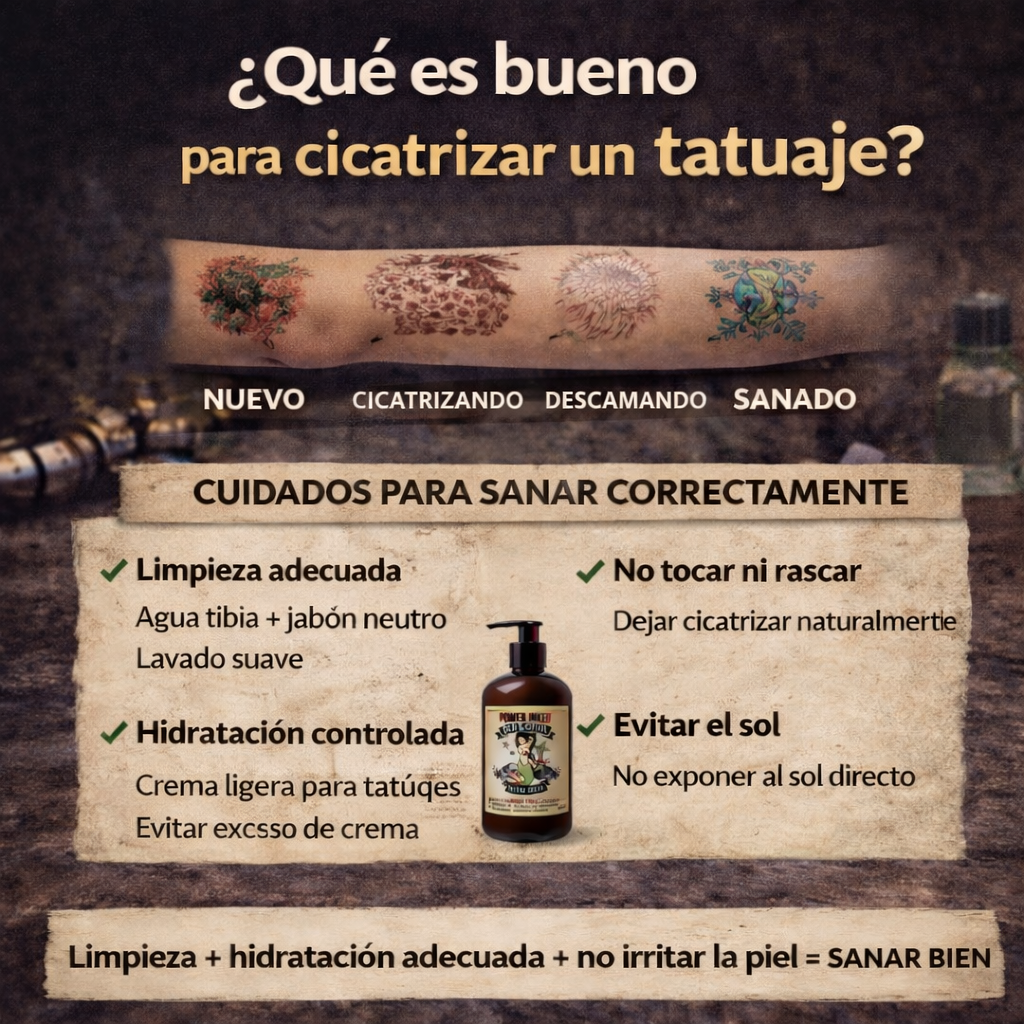 Cuidados recomendados para cicatrizar un tatuaje correctamente con limpieza hidratación y protección solar